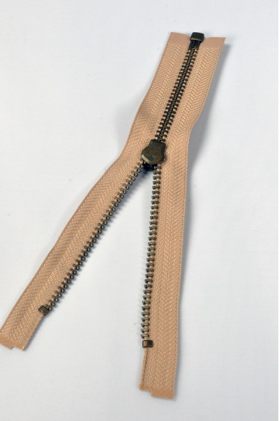 ZIP074 1號拉鏈  青古銅金屬拉鏈  單頭開尾拉鏈  不設單獨拉鍊訂購  細節-2